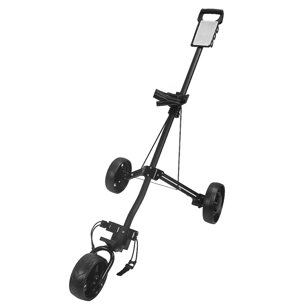 Chariot de golf HotaGolf léger à 3 roues pliable pour clubs de golf