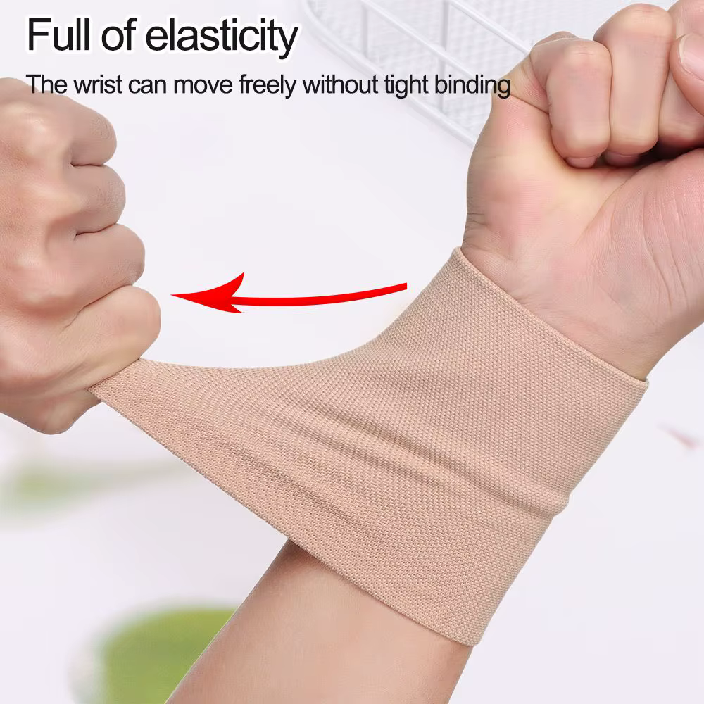 Attelle de poignet élastique à Compression pour hommes et femmes, manches enveloppantes de poignet,