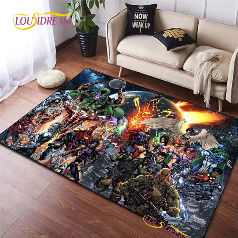 He-man maîtres tapis de dessin animé pour salon chambre tapis cuisine enfants porte tapis de sol ant