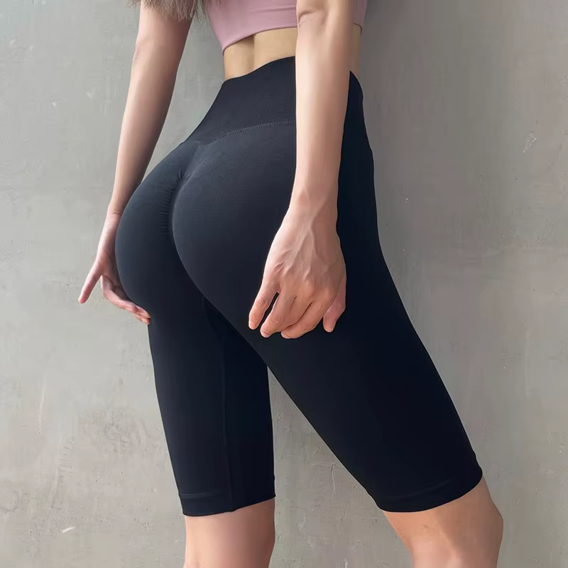 Shorts de yoga pour femmes, taille haute, effet push-up, doux, séchage rapide, pour le fitness, la c