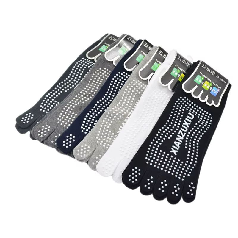 Hommes Pilates chaussettes en gros coton respirant antidérapant Massage Yoga