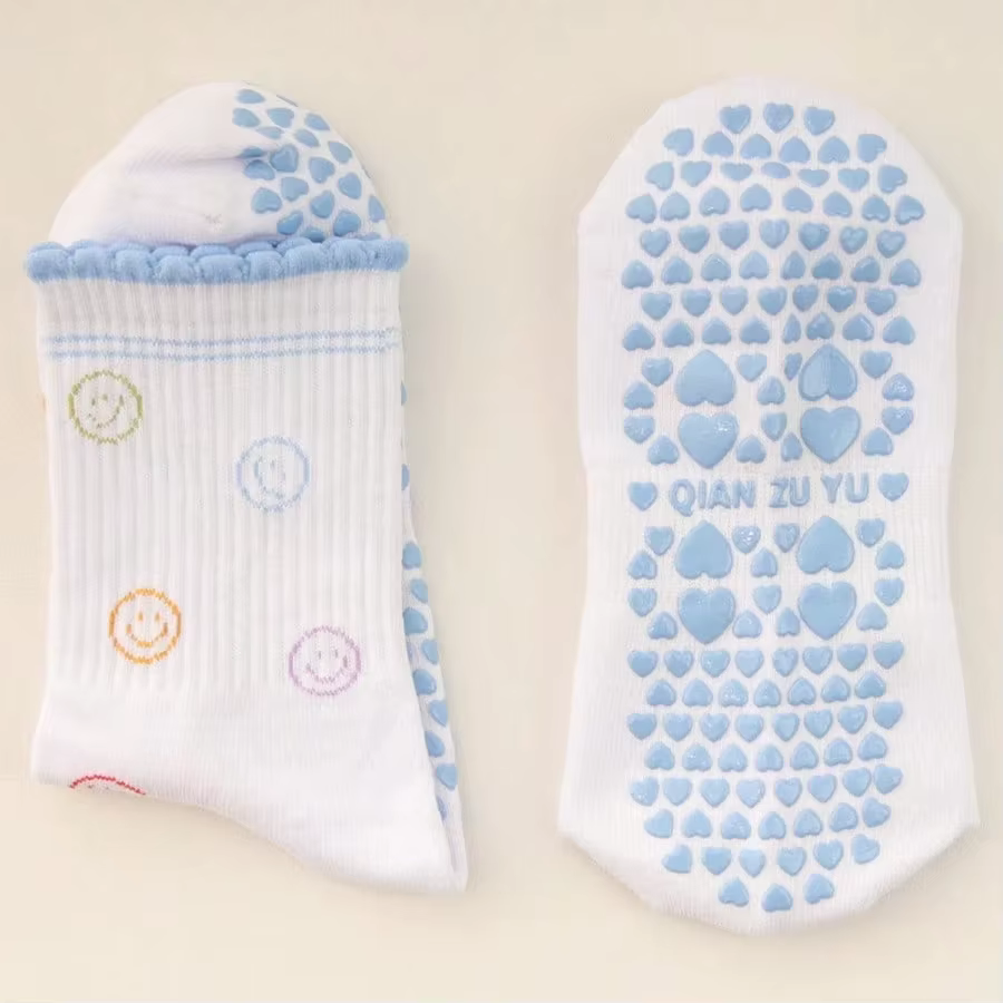 1/2/3/4/paires de chaussettes Pilates pour femmes