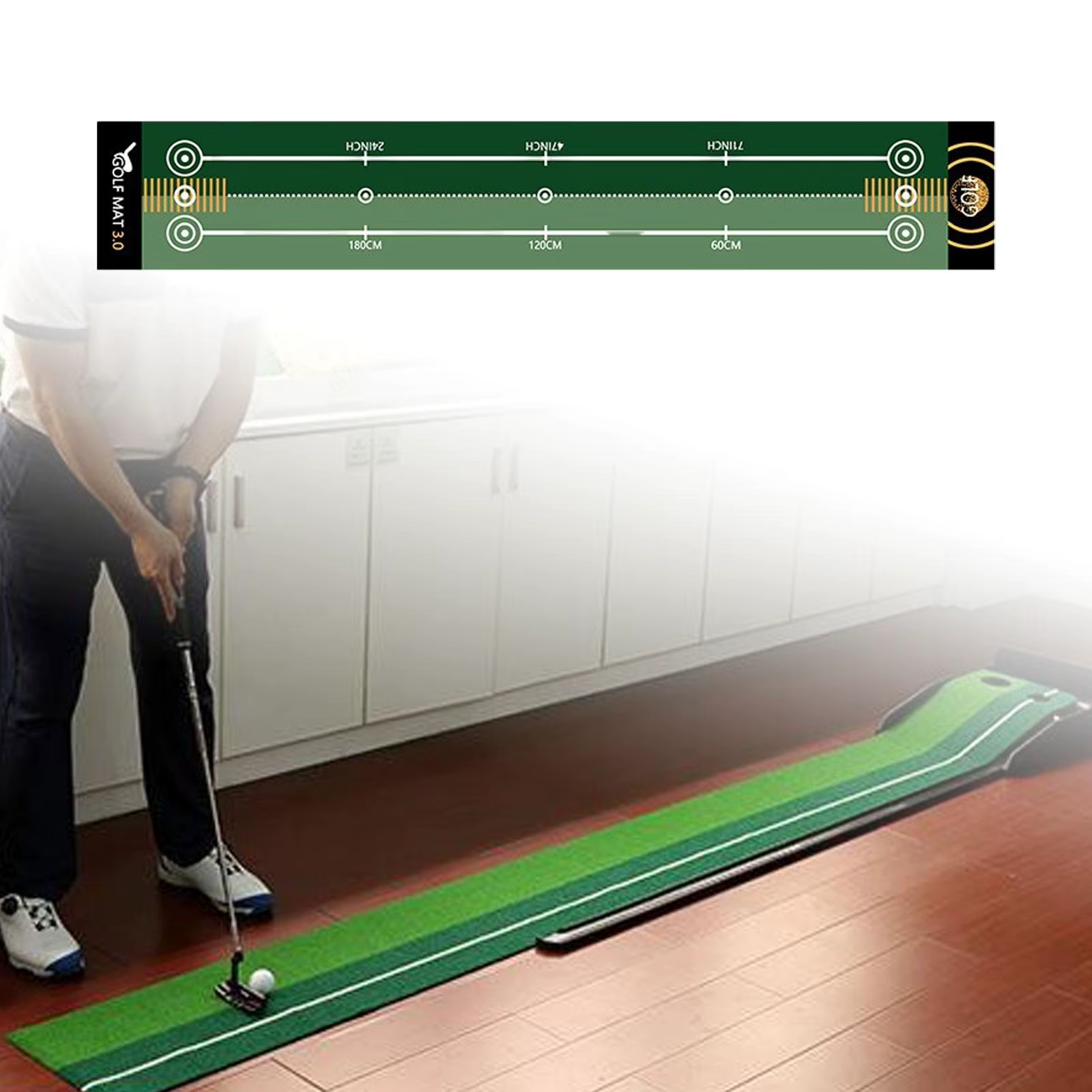 Tapis de mise de Golf pratique, pour parc, bureau, intérieur et extérieur