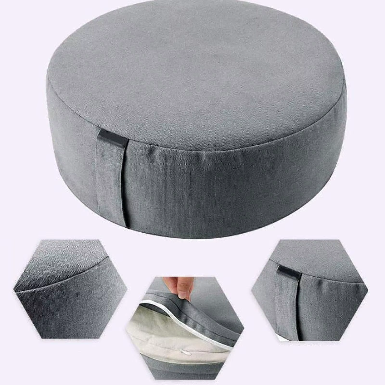 Coussin de méditation rond