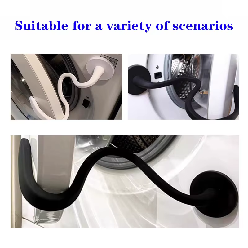Support de porte magnétique pour lave-linge – Garde le linge frais, prévient la moisissure et les odeurs, installation facile, compatible avec la plupart des lave-linges et des lave-linges de camping-