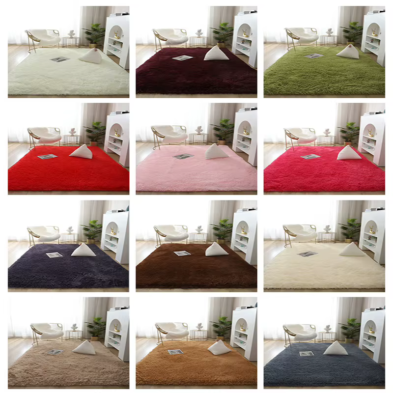 Tapis épais et soyeux personnalisés