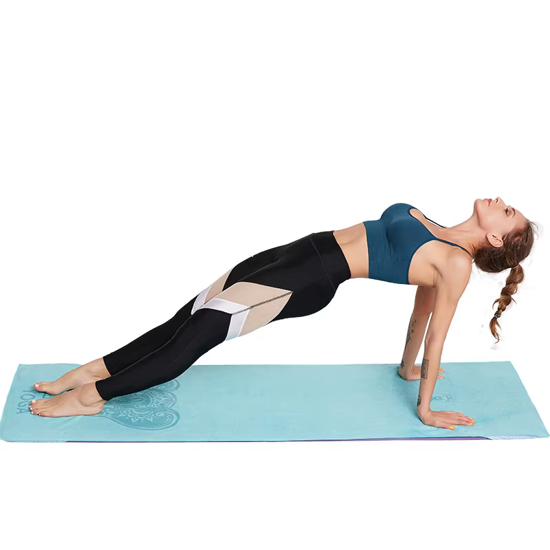 Serviette de yoga double couche
