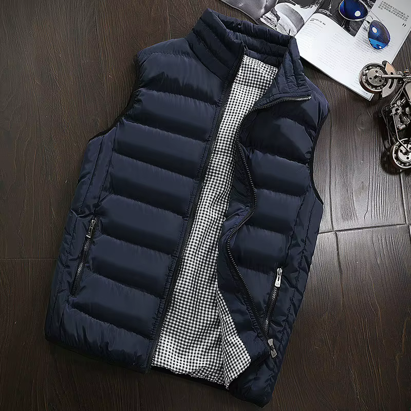 Marque vêtements coton rembourré grande taille hommes gilet