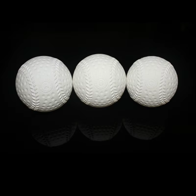 Balle de Baseball en caoutchouc souple pour débutant, 1 pièce, sécurité pour enfants, jeunes hommes et femmes, entraînement sûr, 3 tailles au choix