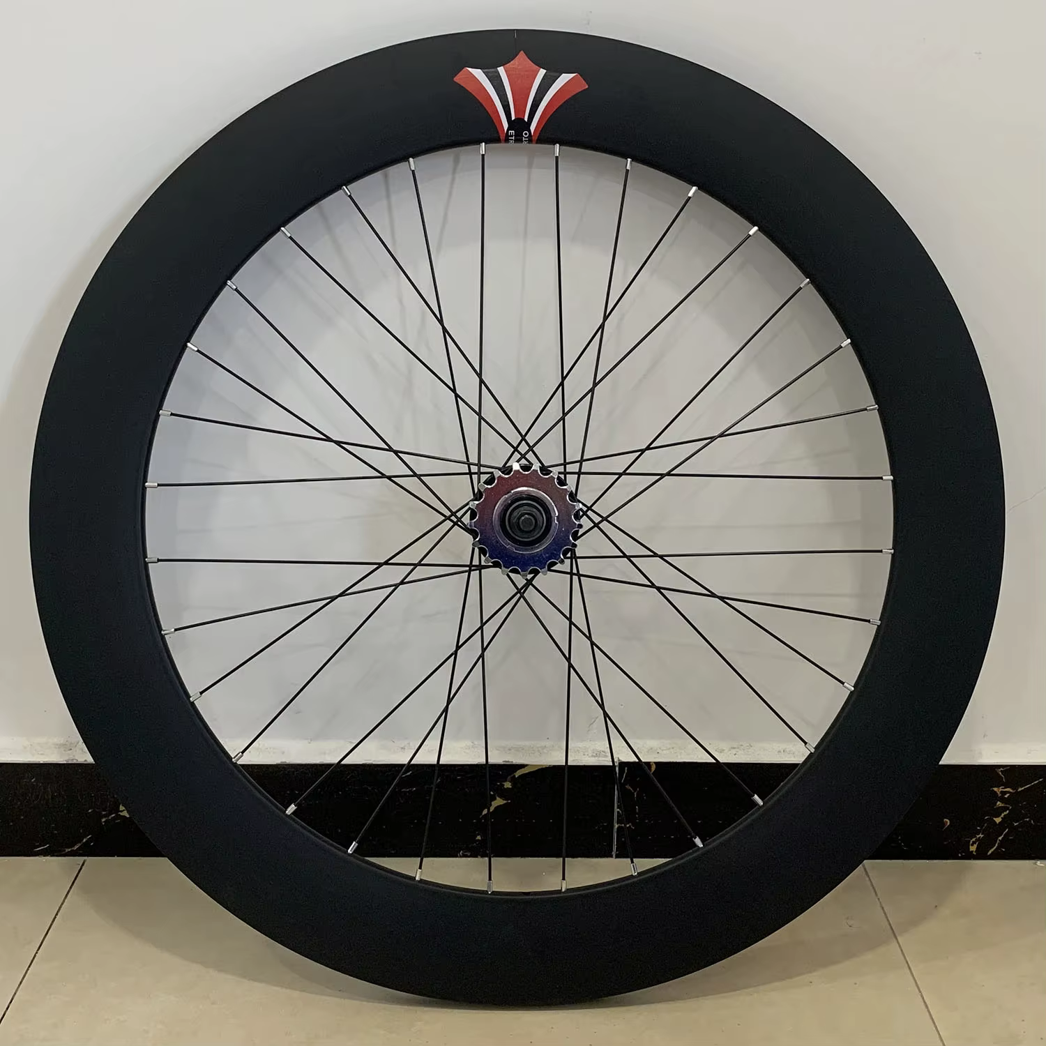 Piste Fixie vélo bascule jante hauteur 70mm avant arrière 32H moyeu simple vitesse vélo roues engrenage fixe en alliage d'aluminium