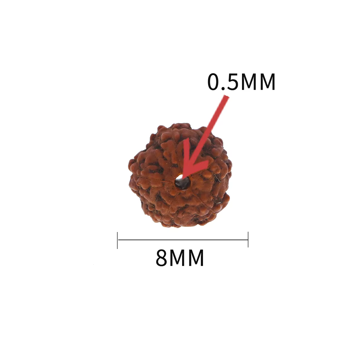 6/8/10mm Rudraksha perles méditation Mala perle fabrication de bijoux Chakras de prière 108 pièces Bodhi bouddhisme