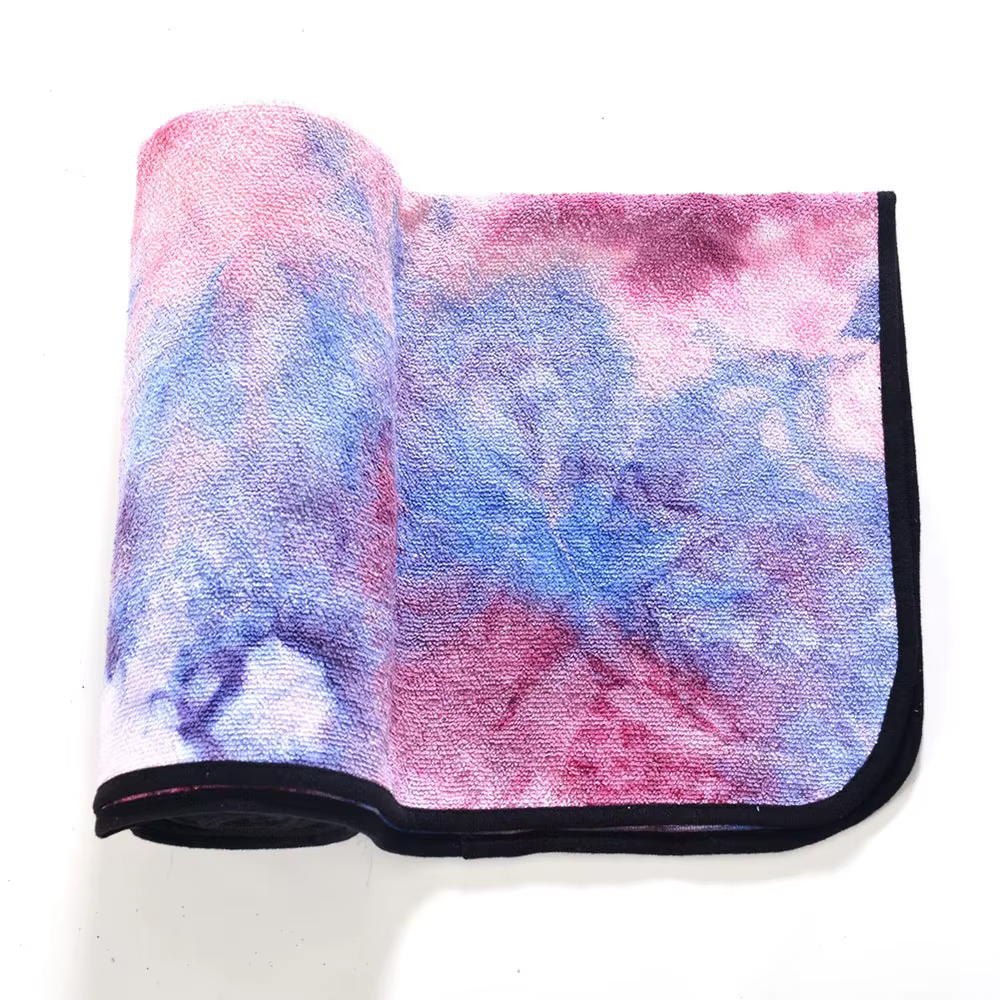Tapis de Yoga antidérapant pliable en microfibre