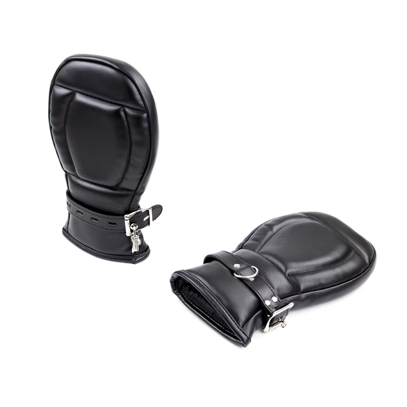 Jouets pour adultes, accessoires sexuels, mitaines de Bondage Bdsm en cuir, gants patte de chien, manchettes de poing rembourrées, jeux pour adultes, jouets sexuels pour Couples