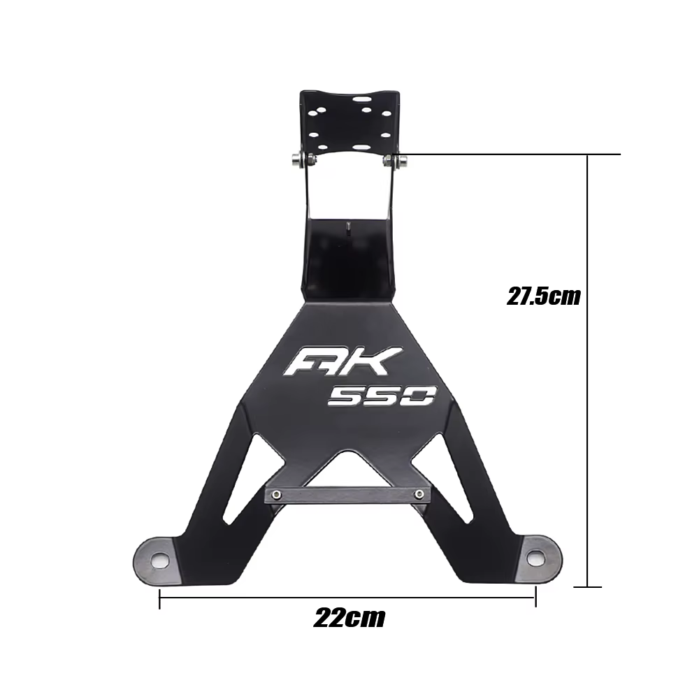 Accessoires de moto pour KYMCO AK550 ak550 AK 550 2017-2024 2023 2022, support de Navigation avant et central, chargement de téléphone portable GPS