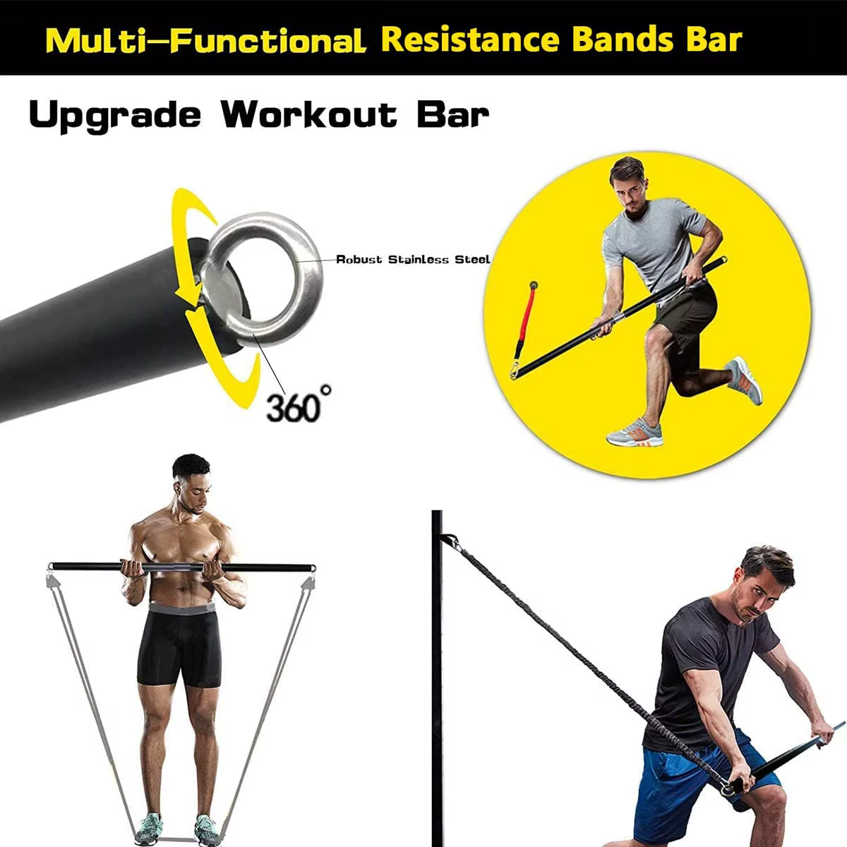 Barre d'entraînement, ensemble de bandes de résistance