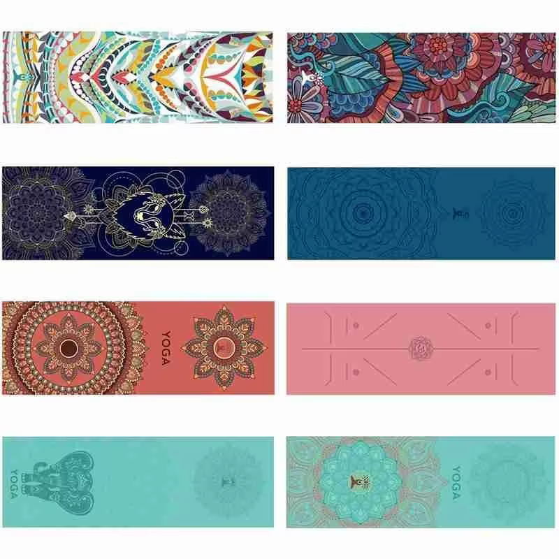 Serviette de yoga double couche