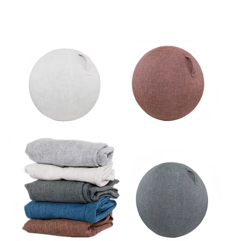 Couverture de balle de Yoga en lin 55-75cm