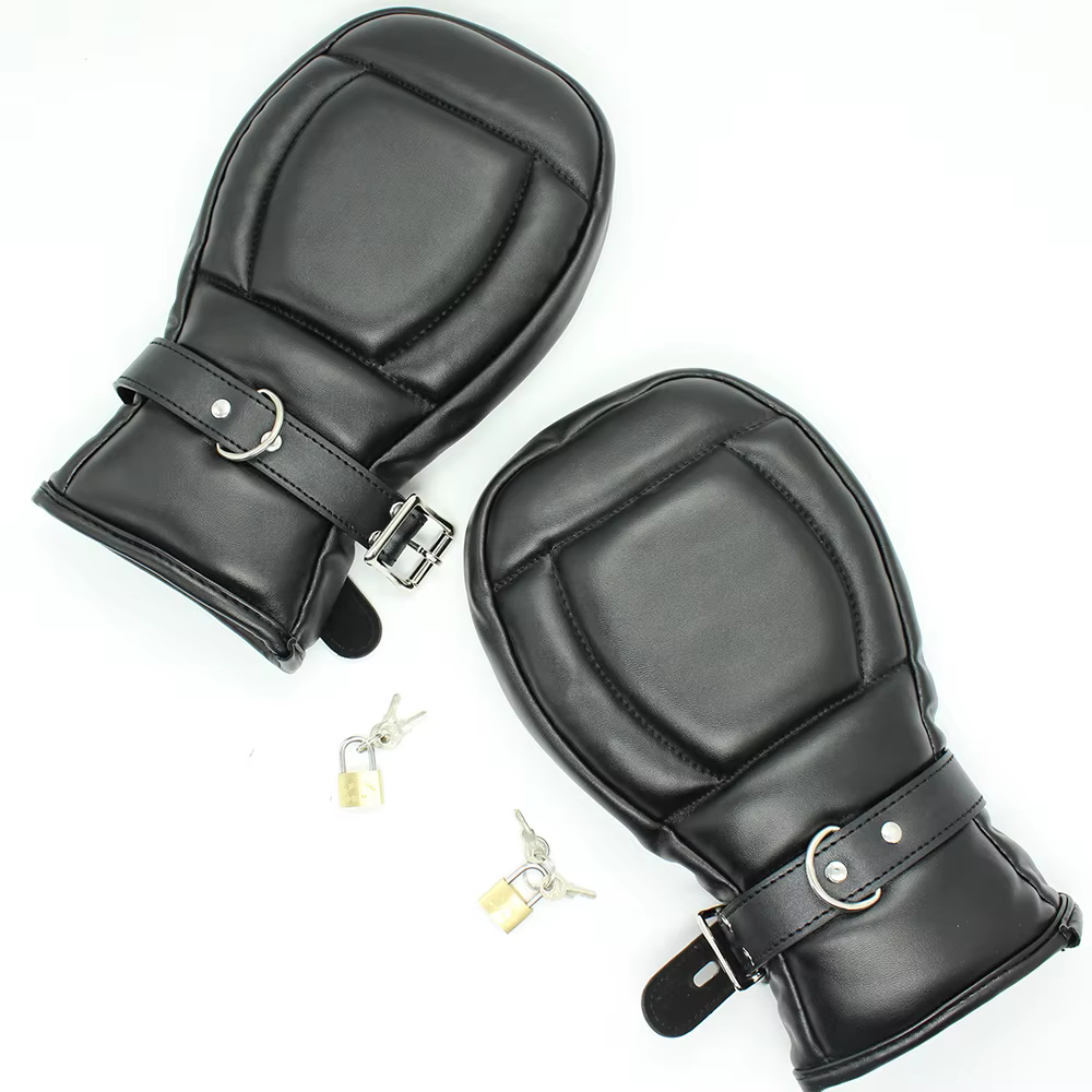 Jouets pour adultes, accessoires sexuels, mitaines de Bondage Bdsm en cuir, gants patte de chien, manchettes de poing rembourrées, jeux pour adultes, jouets sexuels pour Couples