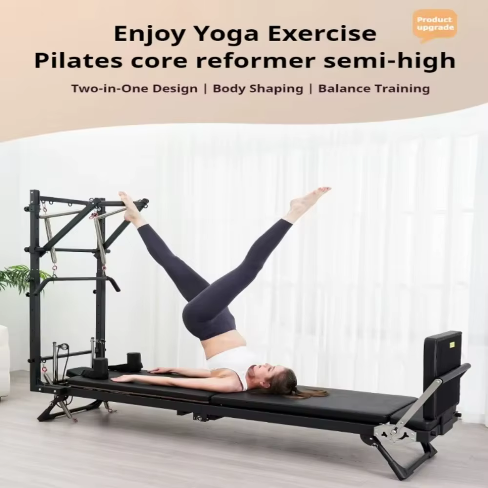 Reformer Pilates pliable avec demi-tournebuckle