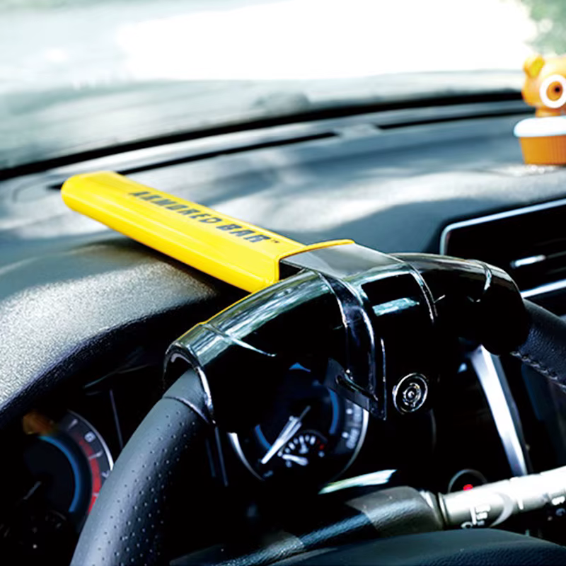 Serrure universelle pour volant de voiture, outils de verrouillage rapide, anti-vol, sécurité de voiture et de camionnette, améliore la sécurité automobile à distance