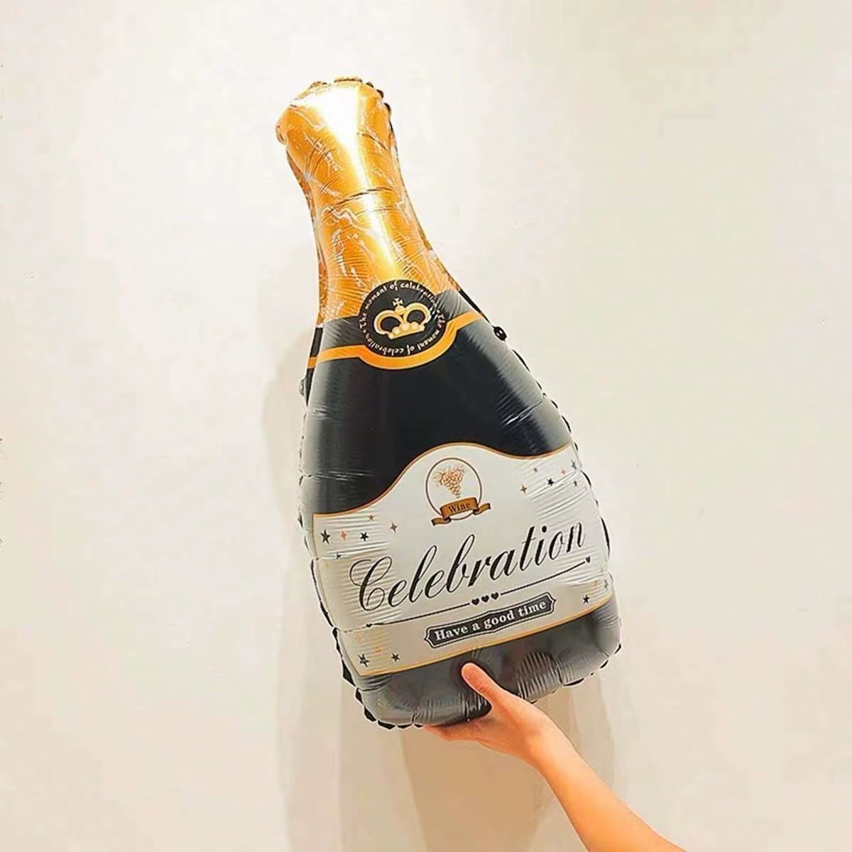 Ballon en Film d'aluminium Champagne, 1 pièce, grande fête d'anniversaire, mariage, Arrangement de décoration, verre à vin, feuille de Ballon en aluminium
