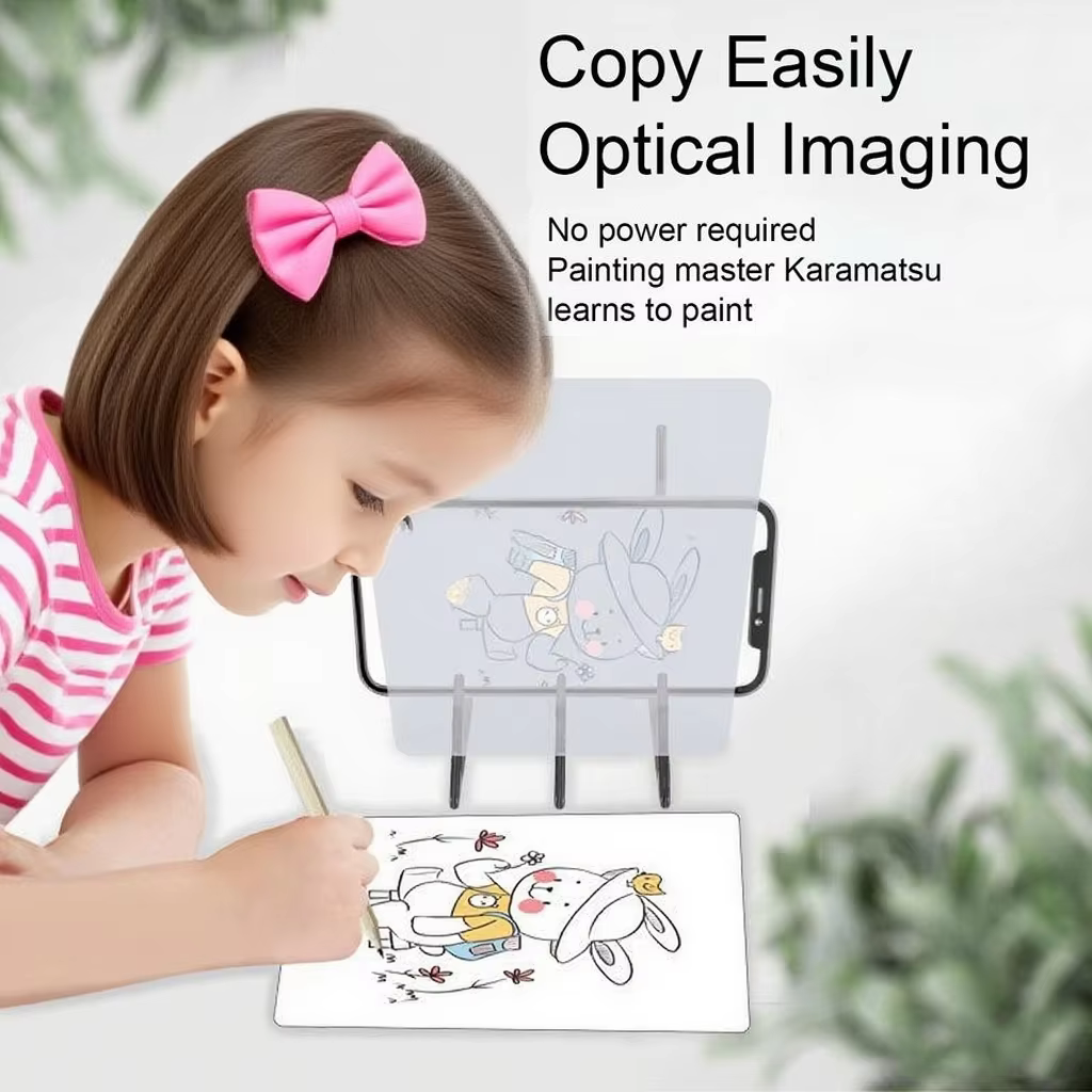 Planche à dessin pour enfants, outils de dessin, Projection de peinture, copie, Table d'apprentissage, croquis réflexion, jouets éducatifs optiques