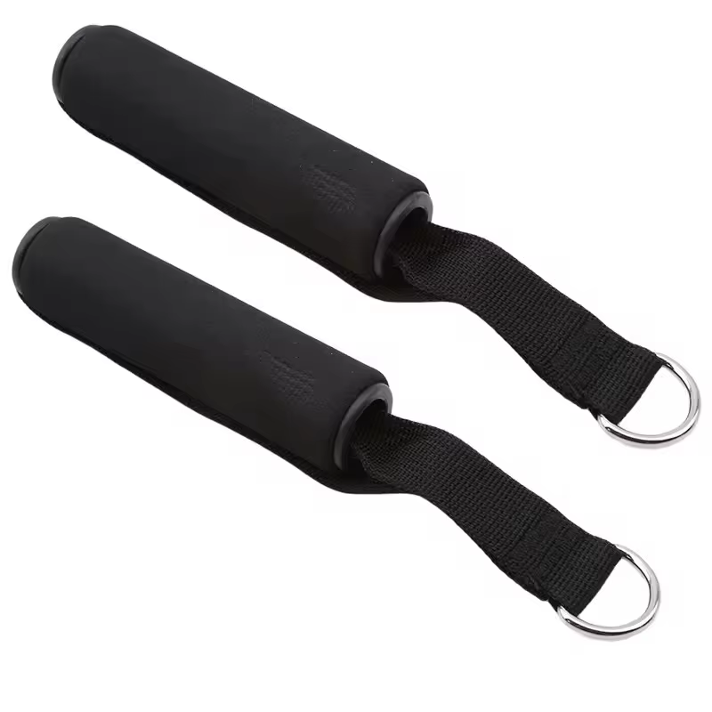 Poignée de gymnastique poignées en mousse Extra larges pour Fitness Crossfit levage traction entraînement robuste anneau en D tirer corde câble Tube accessoires