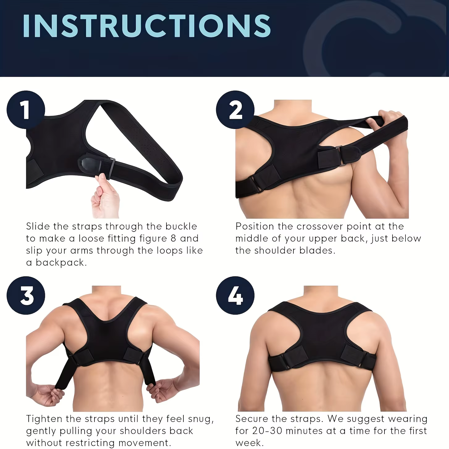 Correcteur de Posture réglable