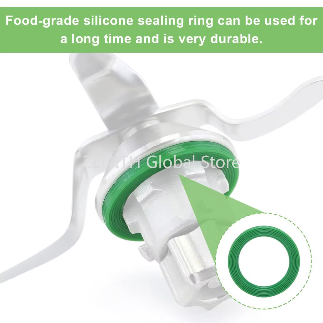Joint d'étanchéité en Silicone, pièces de rechange pour Thermomix TM5 TM6 TM21 TM31, couteau à mélanger, bague d'étanchéité, accessoires de cuisine, 2 pièces
