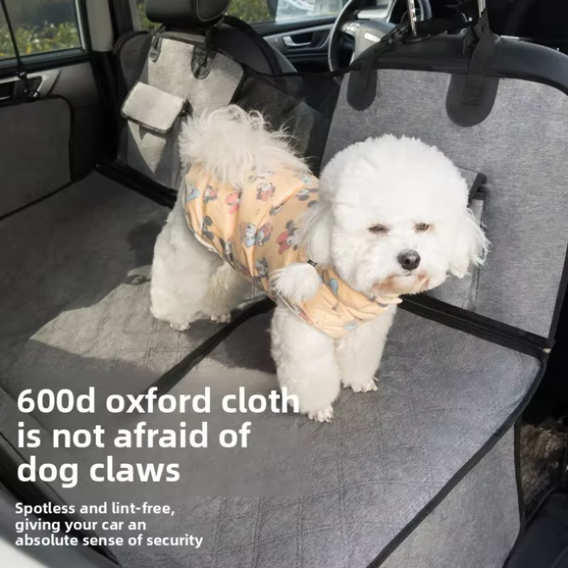 Tapis pour animaux de compagnie amovible et imperméable pour la banquette arrière de la voiture