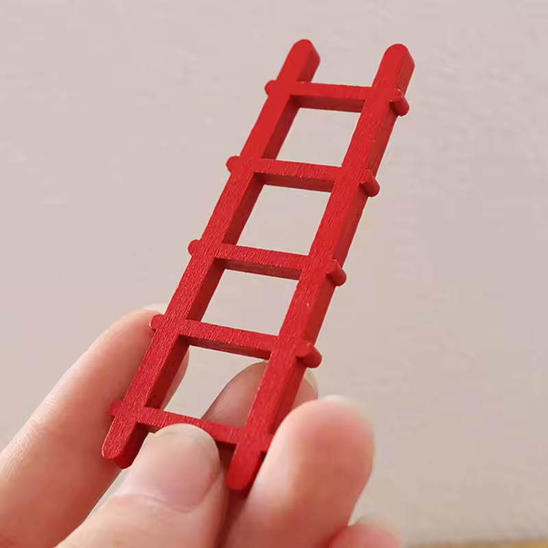Accessoires pour maison de poupée, Mini accessoires de noël, modèle boîte-cadeau, banc, lampadaire, couronne, arbre de noël, cadeau de noël