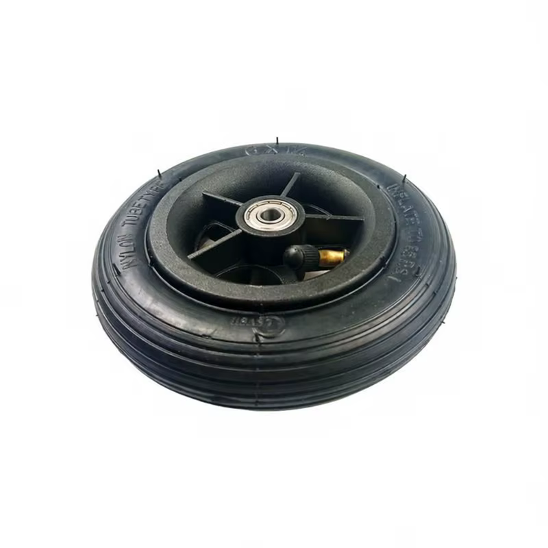 Pneus et roues gonflables intérieurs et extérieurs de 6 pouces 6X1 1/4, adaptés aux vélos pliants, aux mini-trotinettes électriques de surf.