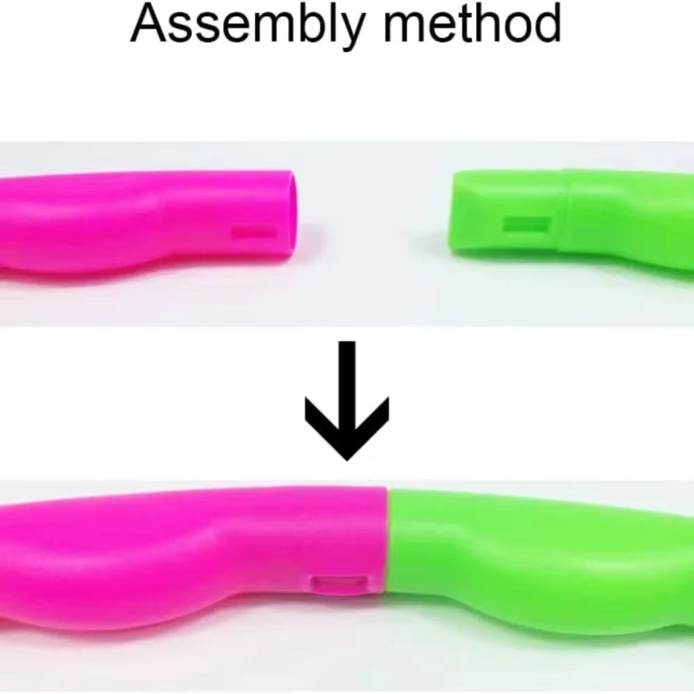 Hula Hoop Sport, équipement de fitness portable en plastique coloré et amovible pour enfants
