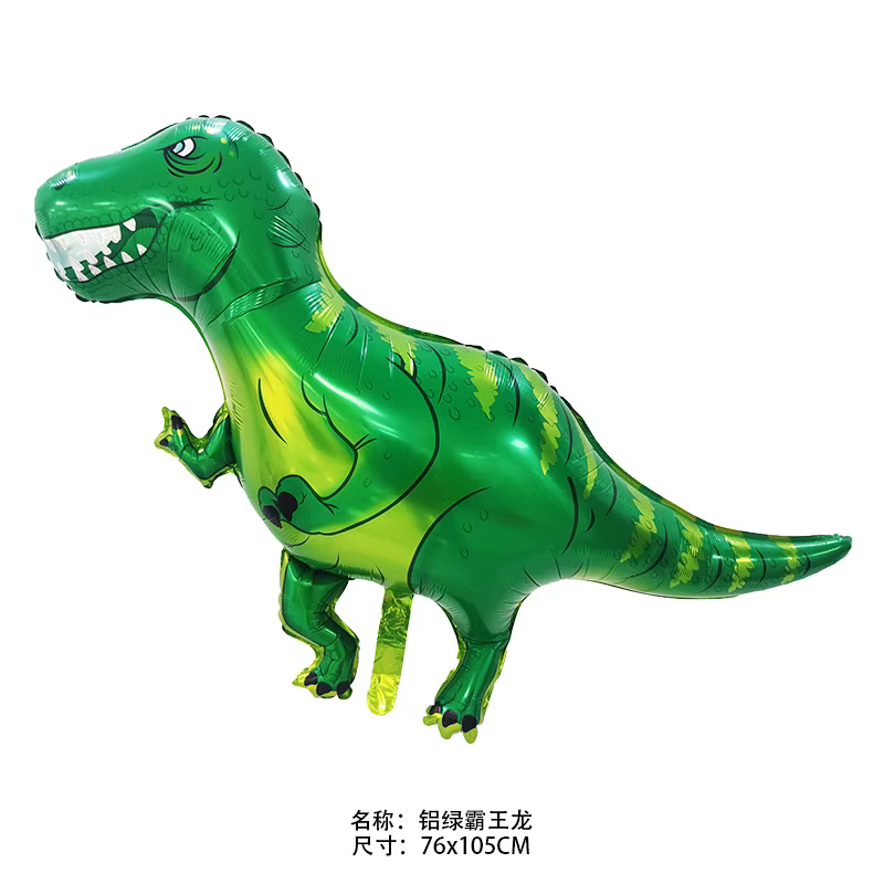 Ballons Dinosaures Joyeux Anniversaire Kit de Ballons en Aluminium Chiffres et Étoiles Dinosaures Idéal pour Décorer les Fêtes sur le Thème de la Jungle Jouets
