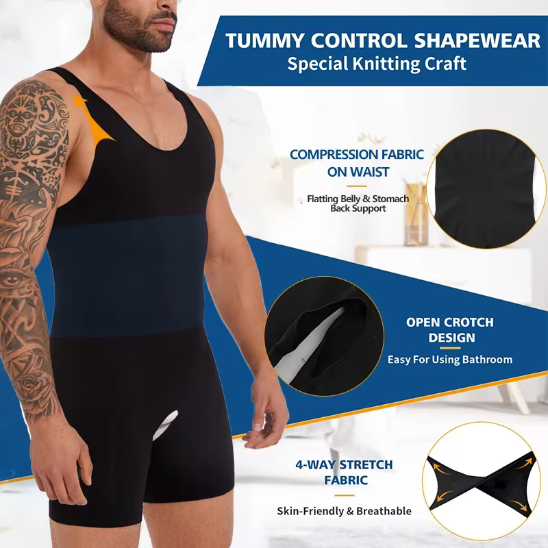 Body sans manches pour hommes