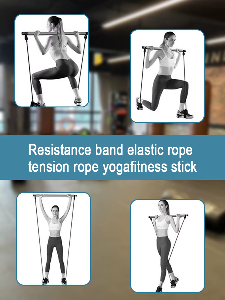 Kit de barre de Pilates avec bandes de résistance