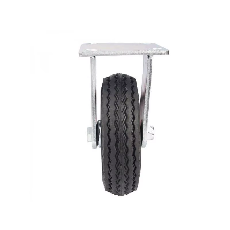 Roue Directionnelle Gonflable en Caoutchouc, Résistante à l'Usure, pour Chariot à Bagages, Rap6 Pouces, 1 Pièce