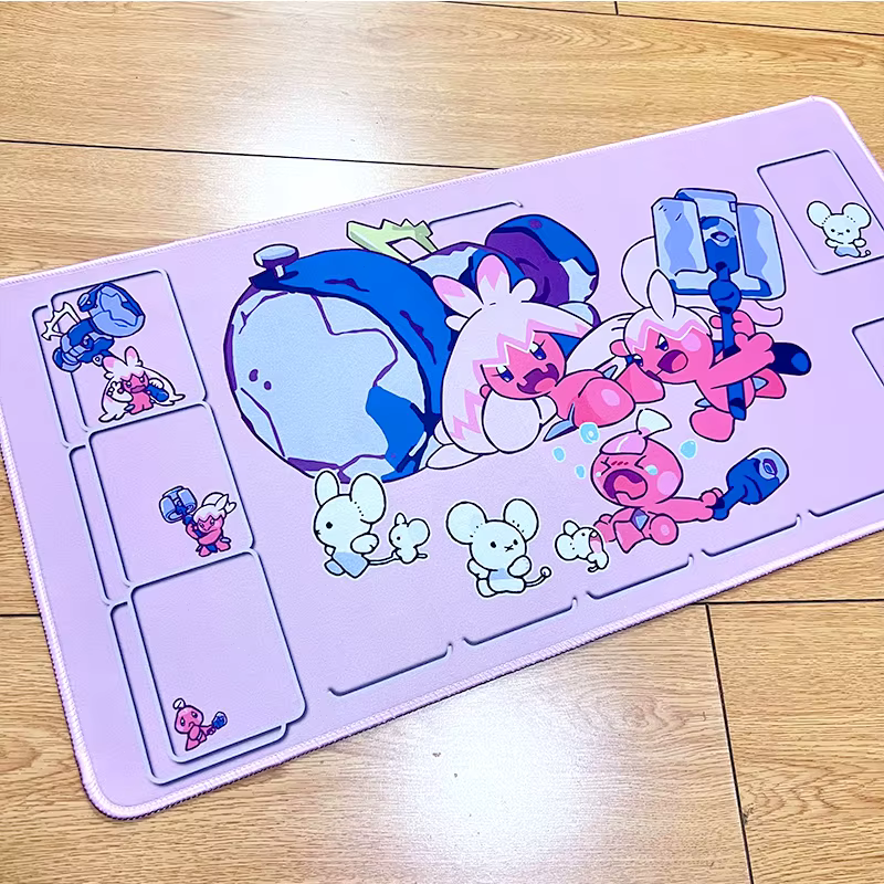 Tapis de jeu de figurines Pokemon Nessa Tinkaton Lono, tapis de jeu de cartes à collectionner PTCG, plaque Duel, tapis de carte en caoutchouc, tapis de souris étanche