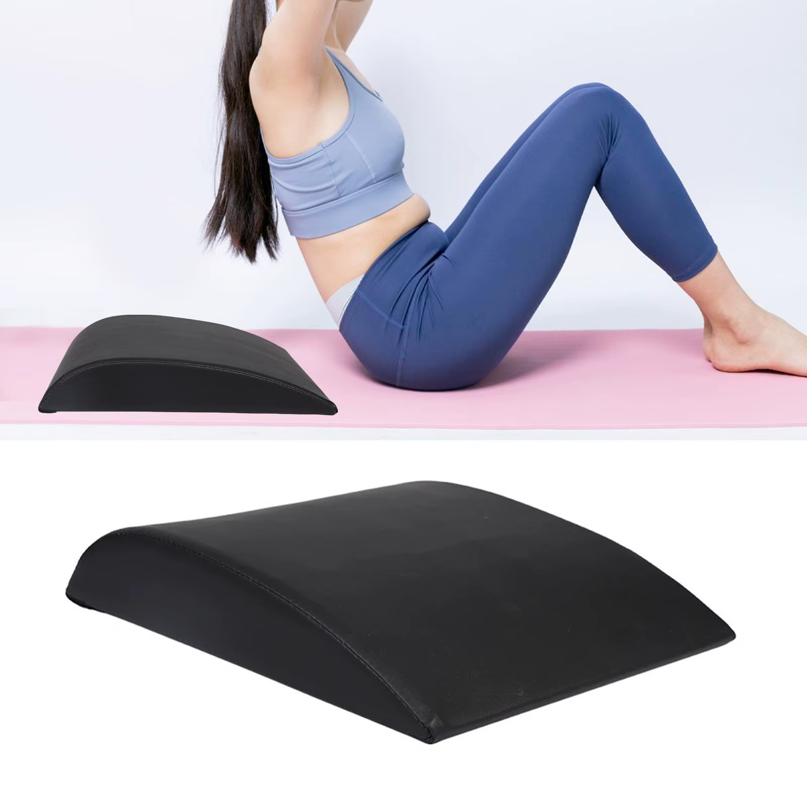 Tapis d'exercice Ab avec soutien du bas du dos souple pour les exercices abdominaux