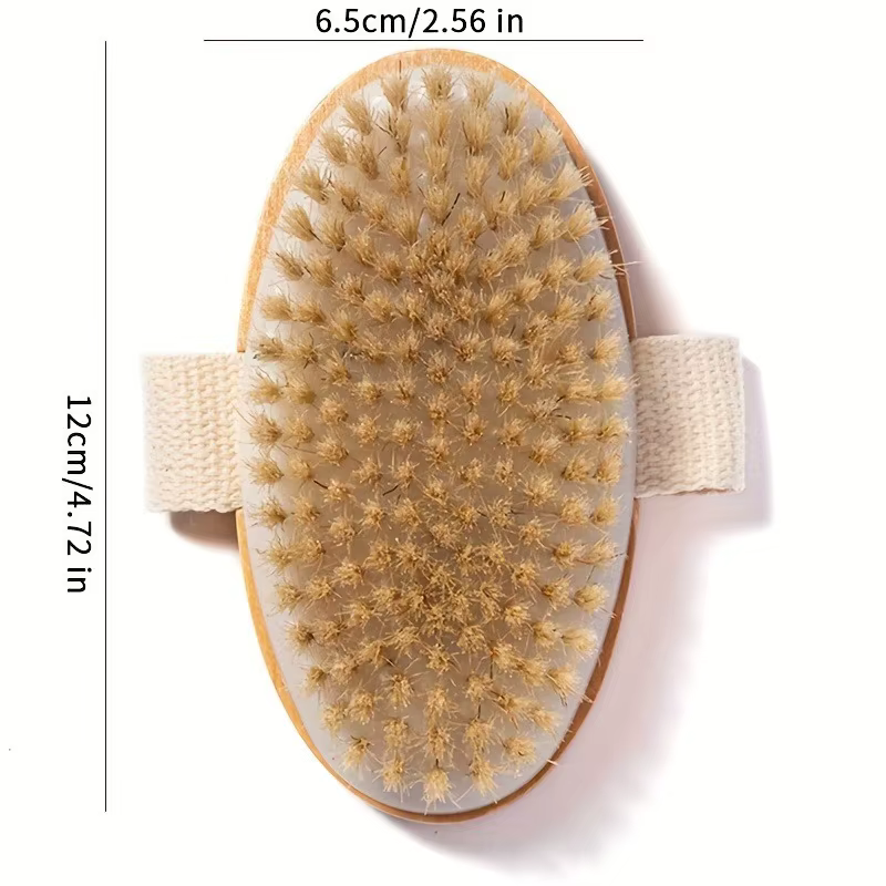 Brosse SPA à poils naturels pour le corps