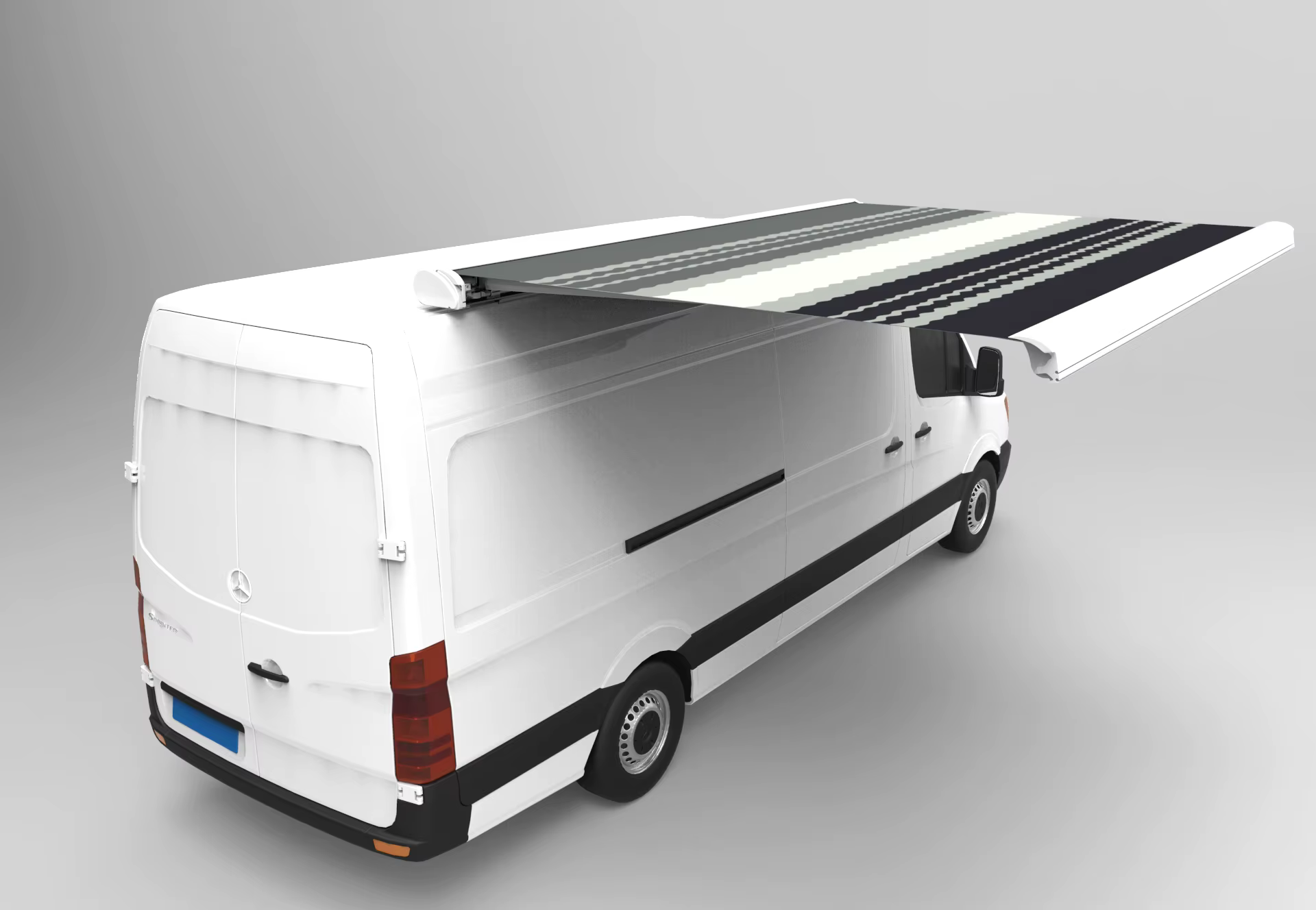 Accessoires d'auvent pour camping-car Awnlux, tissu imperméable, auvent électrique de type toit pour caravane, protection solaire pour camping-car