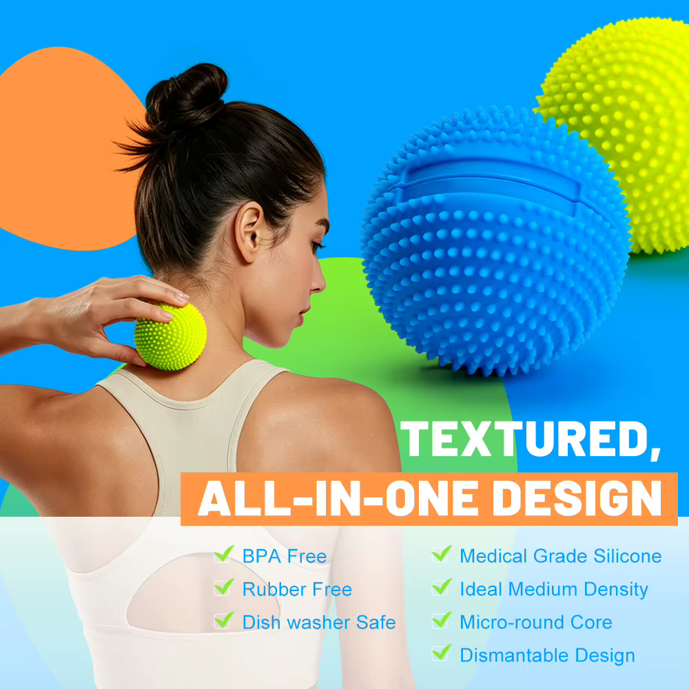Balle de massage texturée Neuro Ball pour les pieds