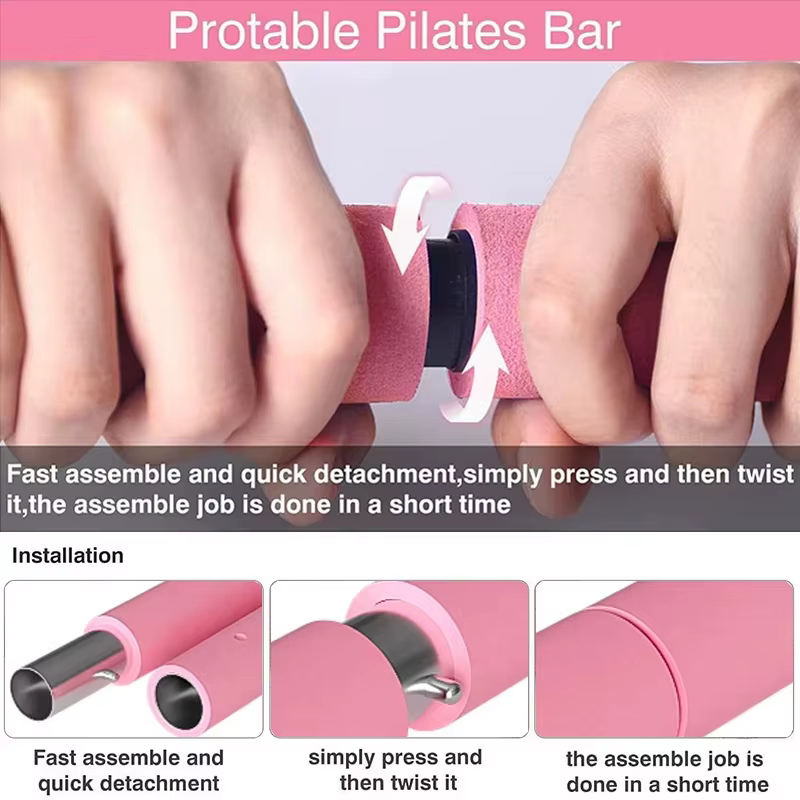 Kit de Pilates avec bandes de résistance