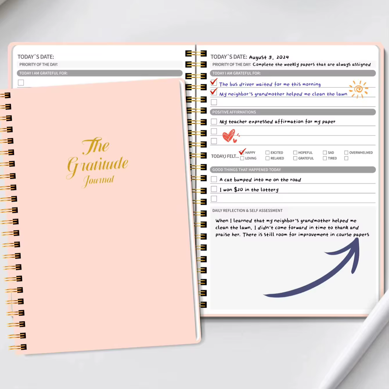 Journal de gratitude A5