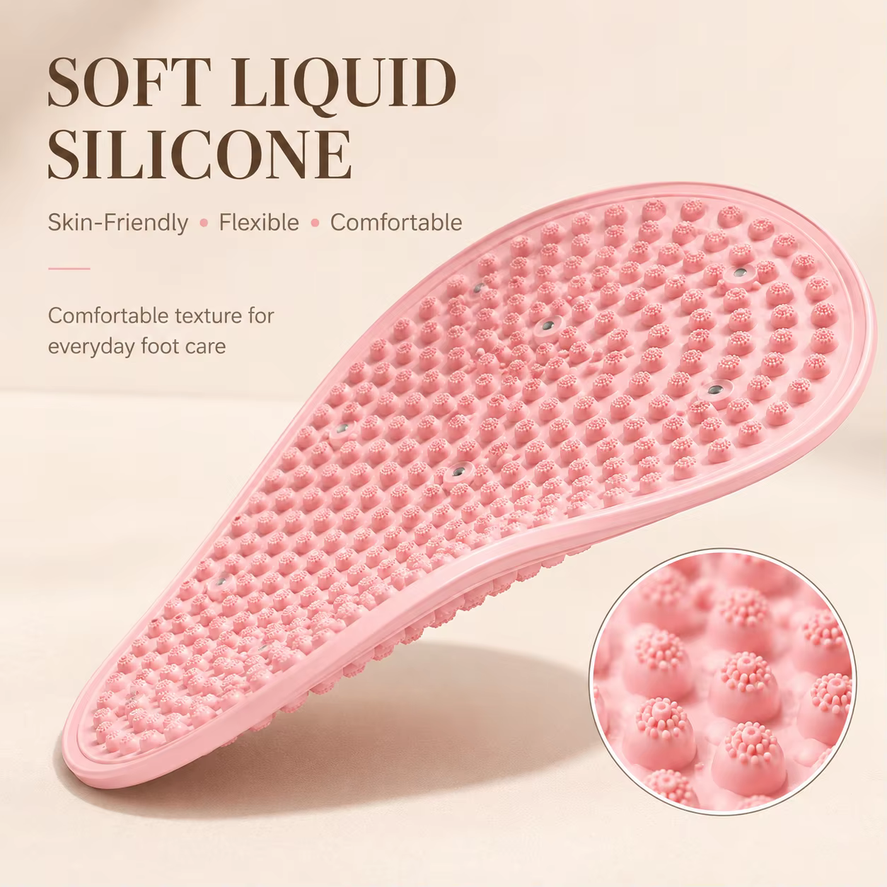 Tapis de massage des pieds en silicone 45x75cm