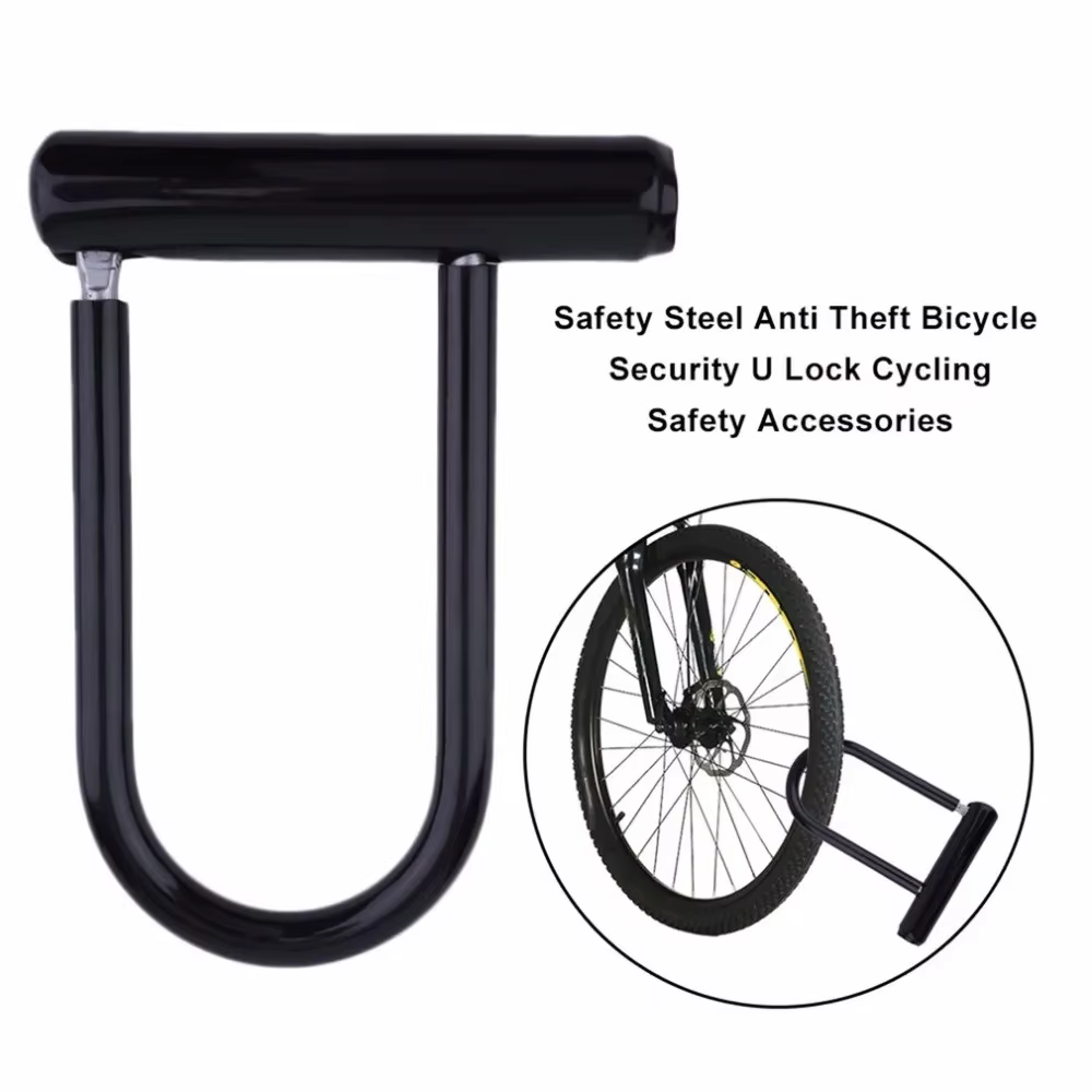 1/2 ensemble vélo U serrure portables Mini vélo roue serrure avec clé antivol sécurité moto Scooter cyclisme vélo accessoires
