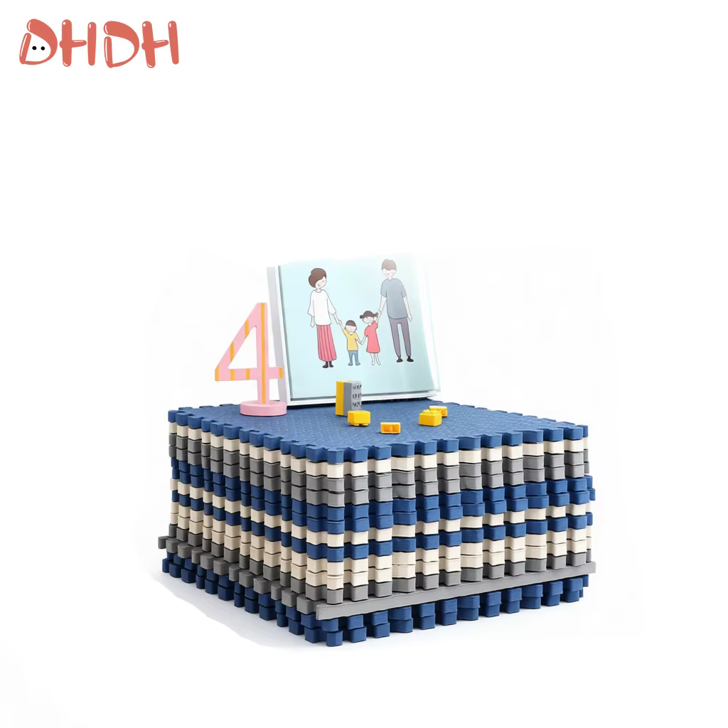 Tapis de jeu pour bébé épais de 2.5cm, carreaux en mousse EVA, Puzzle antidérapant imbriqué, pour chambre d'enfant, tapis de sol de sécurité pour tout-petits