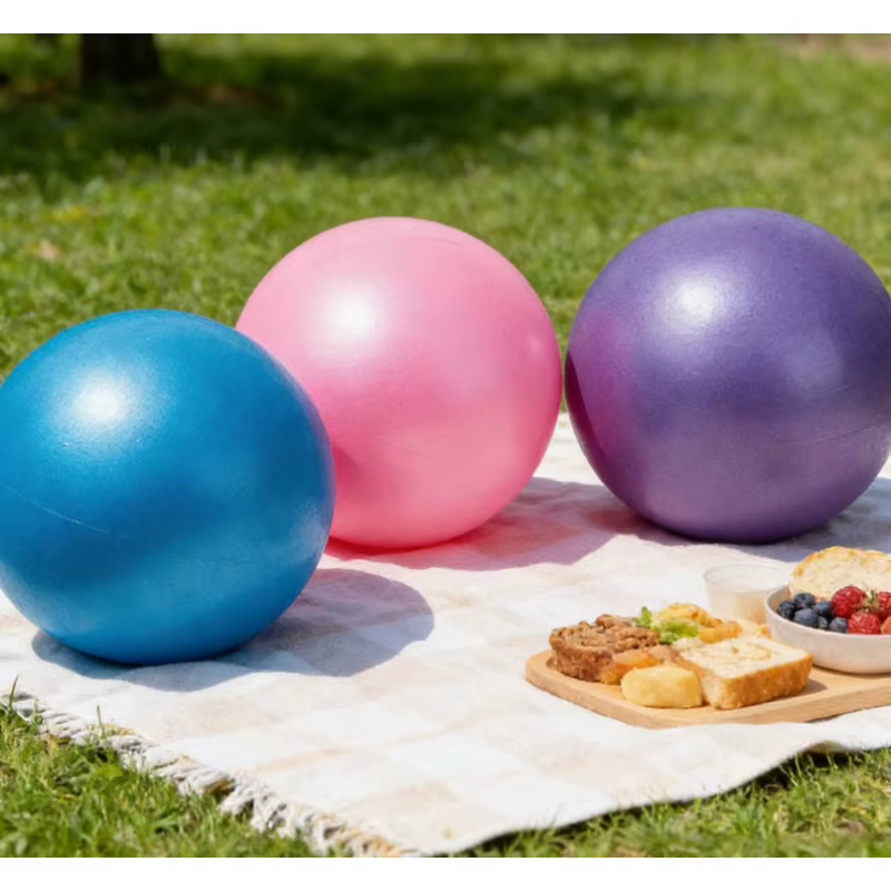 1PC Ballon d'exercice givré épaissi avec clip dorsal