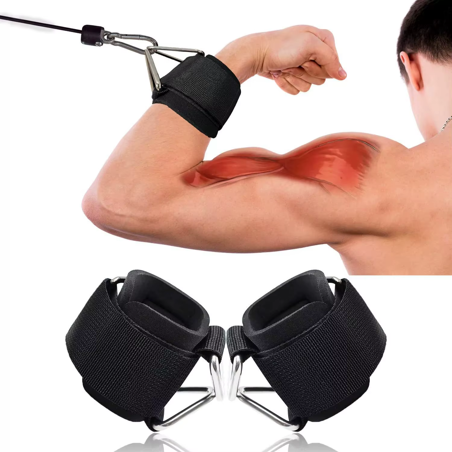 1 sangle de poignet pour la musculation