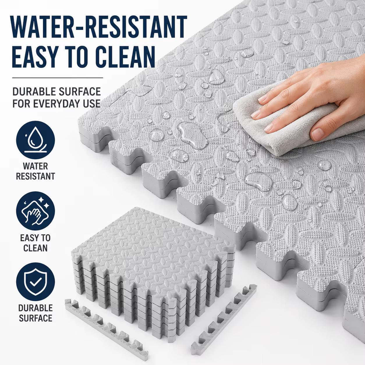 Tapis de gym en mousse EVA épaisse de 1 pouce
